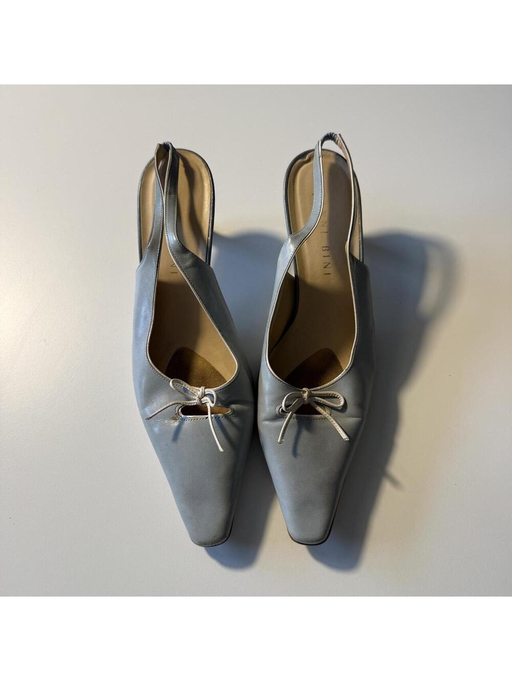 Gianni Bini Rococo Kitten Heels Bow Detail Marie Antoinette